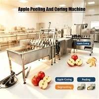 Apfelschäl- und Entkernmaschine